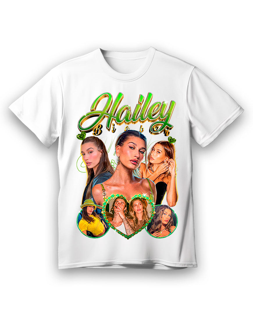 Camiseta Premium - Hailey Bieber