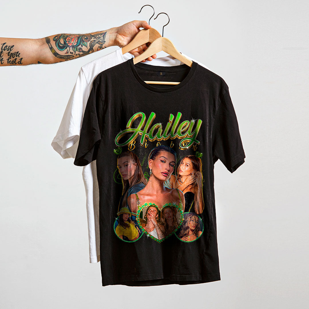 Camiseta Premium - Hailey Bieber