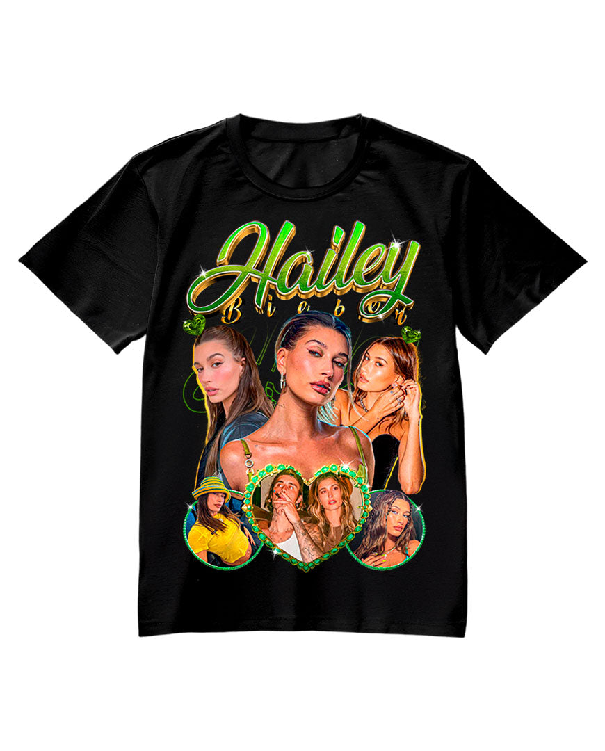 Camiseta Premium - Hailey Bieber